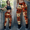 Native Buffalo Motif Dream Catcher Leggings WCS