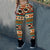 Color Indigenous Motifs Dream Catcher Leggings WCS