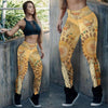 Yellow Buffalo Skull Dream Catcher Leggings WCS