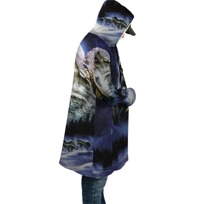 Blue Beauty Wolf Cloak - Native American Pride Shop