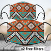 Native American Pattern Culture Print Mask WCS