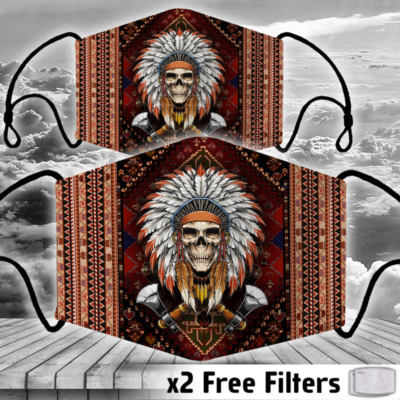 Native American Mask - Native Skull - T11 WCS