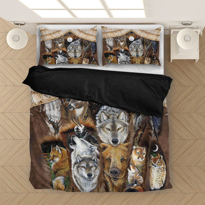 Native Wolf Bedding Set WCS