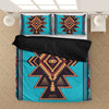 Blue Background Native Bedding Set WCS