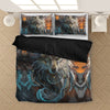 Native Wolf Face Bedding Set WCS