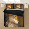 Native Wolf Brown Bedding Set WCS