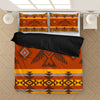 Orange Native Pattern Bedding Set WCS