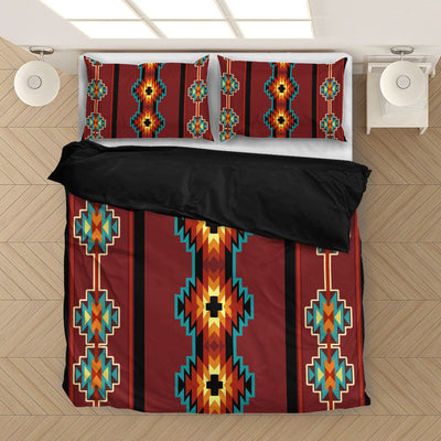 Brown Native Pattern Bedding Set WCS