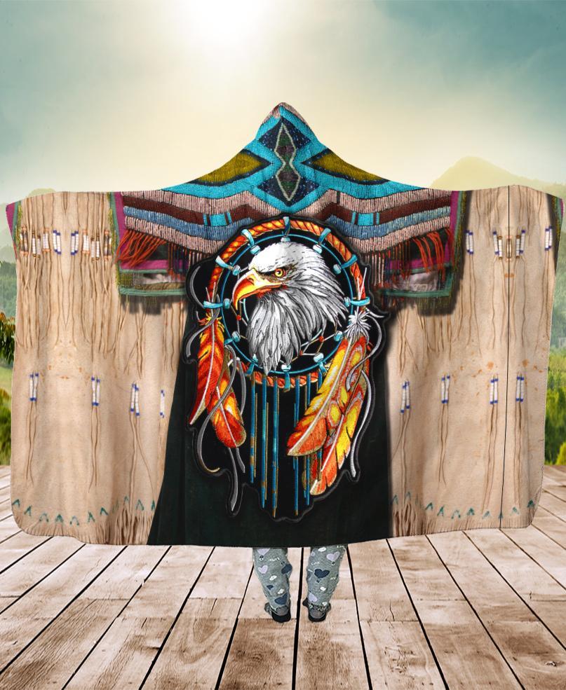 Eagle Hooded Blanket WCS