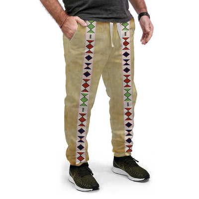 Grey Pattern Native Sweatpants WCS