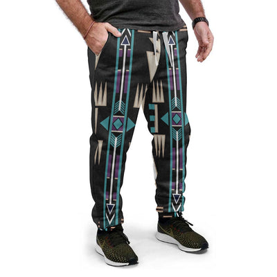 Teal Pattern Native Sweatpants WCS