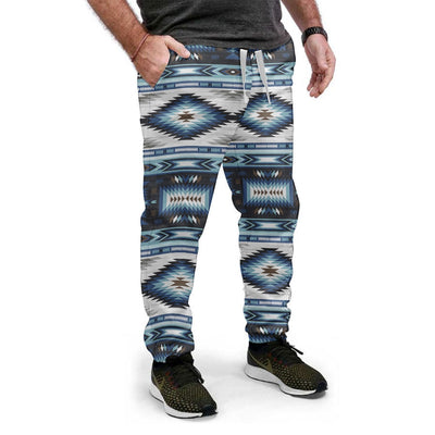 Blue Patterns Sweatpants WCS