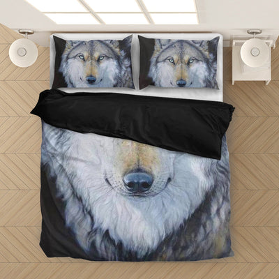 Native White Wolf Bedding Set WCS