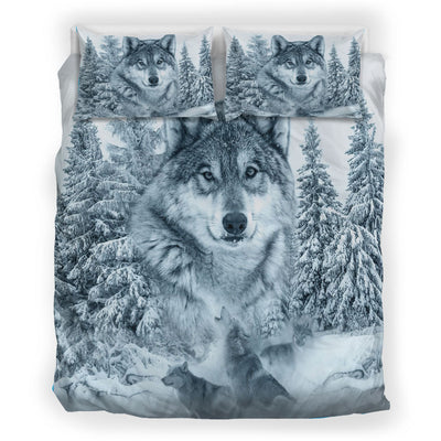 White Wolf Native American Bedding Set WCS