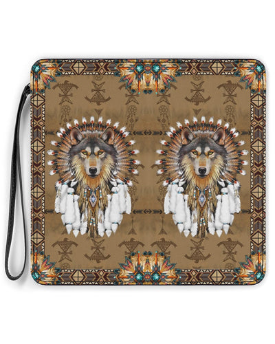 Native American Wolves Womens Clutch Purse 11 WCS