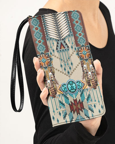 Native American Wolves Womens Clutch Purse 08 WCS