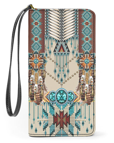 Native American Wolves Womens Clutch Purse 08 WCS