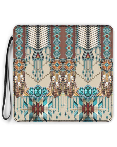 Native American Wolves Womens Clutch Purse 08 WCS