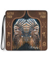 CUSTOM NAME HERE - Native American Wolves Womens Clutch Purse 10 WCS