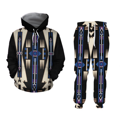 Native American Blue Culture Hoodie Legging Set WCS