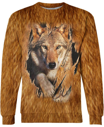 Wolf Head 3D Hoodie - Native American Pride Shop