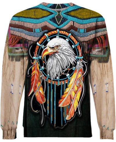 Brown Native Jacket Style 3D Hoodie - Native American Pride Shop