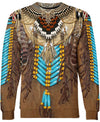 Native Fringed Motifs 3D Hoodie - Native American Pride Shop