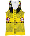 Yellow Native 3D Hoodie - Native American Pride Shop