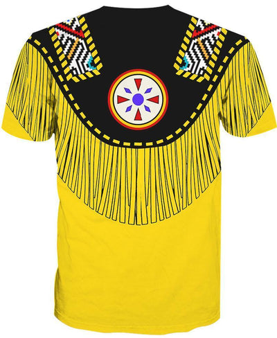 Yellow Native 3D Hoodie - Native American Pride Shop