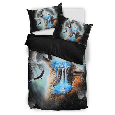 Native Wolf Bedding Set WCS