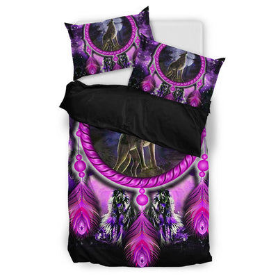 Purple Wolf Dream Bedding Set WCS