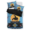 Blue Native Ride Horse Bedding Set WCS