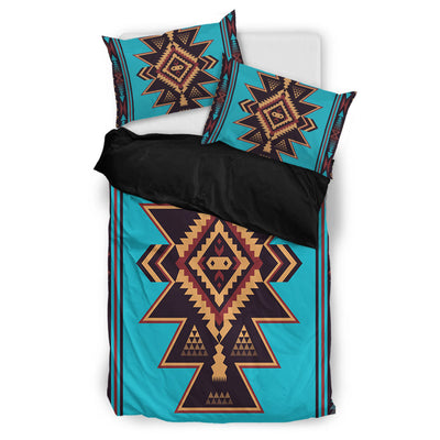 Blue Background Native Bedding Set WCS